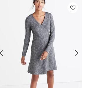 Madewell Bridgewalk V Neck Dress 2 EUC